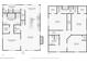 Two-story home floor plans; downstairs primary bedroom, upstairs three bedrooms at 3483 Conley St, College Park, GA 30337
