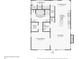 First floor plan showcasing a primary bedroom, kitchen, and living room at 3483 Conley St, College Park, GA 30337