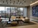 Stylish lounge area with floor-to-ceiling windows at 788 W Marietta Nw St # 1111, Atlanta, GA 30318