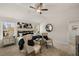 Bright primary bedroom featuring a king-size bed and ample space at 558 Abbott Se Ct, Atlanta, GA 30354