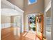Elegant entryway with hardwood floors and views of the front yard at 761 Hardage Farm Nw Dr, Marietta, GA 30064