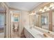 Bathroom with double vanity and access to a separate toilet area at 761 Hardage Farm Nw Dr, Marietta, GA 30064