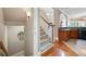 Elegant staircase connecting the main and upper levels at 761 Hardage Farm Nw Dr, Marietta, GA 30064