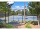 Community tennis courts with surrounding trees at 761 Hardage Farm Nw Dr, Marietta, GA 30064