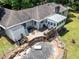 House with deck and pool shown from above at 500 Cochran Rd, Covington, GA 30014