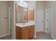 Bathroom with single vanity and good storage at 4740 Legacy Cove Ln, Mableton, GA 30126