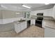 Kitchen with granite countertops and white cabinets at 421 Thornbush Trce, Lawrenceville, GA 30046