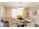 Dining room featuring a table, chairs, and hardwood floors at 2848 Creekwood Dr, Snellville, GA 30078