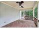 Spacious deck with ceiling fan, offering a relaxing outdoor space at 5180 Ivy Green Se Way, Mableton, GA 30126