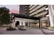 Luxury high-rise building with modern design and landscaping at 2660 Peachtree Nw Rd # 30G, Atlanta, GA 30305