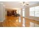Hardwood floors throughout the spacious living room and kitchen area at 249 Chadwyck Ln, Canton, GA 30115