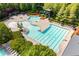 Resort-style pool with multiple areas for swimming at 2013 Ripple Park Bnd, Canton, GA 30114