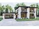 Contemporary two-story home with attached garage at 4837 Neal Rdg, Atlanta, GA 30349