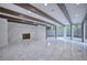 Finished basement with marble floors and fireplace at 2883 W Roxboro Ne Rd, Atlanta, GA 30324