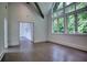 Bright and airy bedroom with hardwood floors and large windows at 2883 W Roxboro Ne Rd, Atlanta, GA 30324