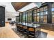 Modern clubhouse kitchen with granite countertops at 40 12Th Ne St # 1005, Atlanta, GA 30309