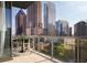 Spacious balcony with stunning city views at 40 12Th Ne St # 1005, Atlanta, GA 30309