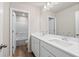 Double vanity bathroom with a separate tub and shower at 29 Riverbirch Ct, Dallas, GA 30157