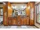 Bathroom with double vanities and large wood cabinets at 26 David Nw Rd, Cartersville, GA 30121