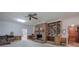 Gathering room showcasing a brick fireplace and ample natural light at 45 Latimer Nw Ln, Cartersville, GA 30121
