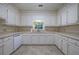 Bright kitchen with white cabinets and double oven at 45 Latimer Nw Ln, Cartersville, GA 30121