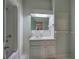 Small bathroom with a white vanity and shower at 45 Latimer Nw Ln, Cartersville, GA 30121
