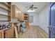 Spacious office with built-in shelving and wood flooring at 45 Latimer Nw Ln, Cartersville, GA 30121