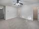 Main bedroom with ceiling fan, carpet, and ensuite access at 6531 Arbor Gate Sw Dr # 12, Mableton, GA 30126