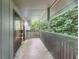 Private balcony overlooking lush trees and greenery at 707 Cumberland Se Ct, Smyrna, GA 30080