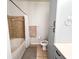 Clean bathroom with a tub shower combo and updated vanity at 401 16Th Nw St # 1157, Atlanta, GA 30363