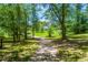 Gravel driveway leading to a charming house surrounded by trees at 3545 Liberty Rd, Villa Rica, GA 30180