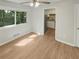 Dining area with hardwood floors and kitchen access at 2416 Peachwood Ne Cir # 9, Atlanta, GA 30345