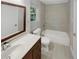 Bathroom with a shower/tub combo and brown vanity at 2416 Peachwood Ne Cir # 9, Atlanta, GA 30345