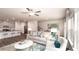 Living room with open concept kitchen at 1600 Flint River Place Se Se Pl, Smyrna, GA 30126