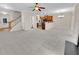 Spacious living room with high ceilings and carpet flooring at 4206 Weavers White Ln # 17, Austell, GA 30106