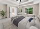 Main bedroom with ensuite bathroom and ample natural light at 4206 Weavers White Ln # 17, Austell, GA 30106