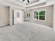 Spacious main bedroom with ensuite bathroom access and large windows at 4206 Weavers White Ln # 17, Austell, GA 30106