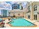 Relaxing rooftop pool with city views at 3334 Peachtree Ne Rd # 704, Atlanta, GA 30326