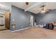 Spacious living room featuring hardwood floors, fireplace and ample natural light at 146 Mount Bethel Rd, Mcdonough, GA 30252