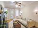 Spacious living room with hardwood floors and a neutral color palette at 1735 Peachtree Ne St # 210, Atlanta, GA 30309