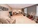 Finished basement with music room and instruments at 377 Mill Ridge Way, Lawrenceville, GA 30046