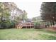 House with spacious deck and fenced backyard at 377 Mill Ridge Way, Lawrenceville, GA 30046
