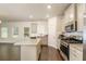 Modern kitchen with stainless steel appliances and granite countertops at 2248 Annes Lake Cir, Lithonia, GA 30058