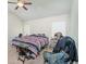 Spacious bedroom with carpeted floor and ceiling fan at 2248 Annes Lake Cir, Lithonia, GA 30058