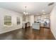 Eat-in kitchen with stainless steel appliances and an island at 2248 Annes Lake Cir, Lithonia, GA 30058