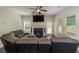 Gathering room featuring a fireplace, recessed lighting and hardwood floors at 2248 Annes Lake Cir, Lithonia, GA 30058
