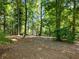 Wooded backyard with a flat, cleared area at 3965 Hamilton View Way, Dacula, GA 30019