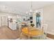 Bright breakfast area with a round table and four chairs, adjacent to kitchen at 105 Summerlin Dr, Canton, GA 30115