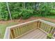 Landscaped backyard with lush greenery at 105 Summerlin Dr, Canton, GA 30115