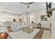 Open floor plan boasts a spacious kitchen and living area at 105 Summerlin Dr, Canton, GA 30115